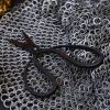 Antique Iron Hand Forged Scissors Fully Functional Medieval Accessory