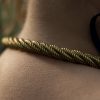 Viking Fenrir Wolf Torc Pure Solid Brass Neck Ring