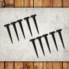 Hand Forged Iron Nails Set of 10 Pieces Fully Functional Accessory