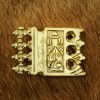 Ornate Viking Pure Solid Brass Belt End Chape