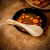 Medieval Functional Wooden Spoon Handmade from Genuine Wood