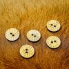 Medieval Horn Buttons Set of 5 Handcrafted Genuine Buffalo Horn