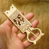 Late Medieval Pure Solid Brass Belt Buckle for Renaissance Medieval costumes