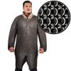 Chainmail Hauberk Shirt, Butted, ID 10 mm, Round Rubber and Aluminium Rings