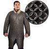 Round Ring Chainmail Hauberk Shirt, Butted, 10 mm 16 gauge, Mild Steel