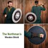 The Northman's Handcrafted Wooden Decorative Warrior Shield