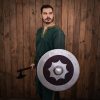 The Northman's Handcrafted Wooden Decorative Warrior Shield