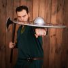 The Northman's Handcrafted Wooden Decorative Warrior Shield