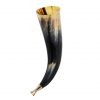 Viking Blowing Horn with Solid Brass Mouthpiece
