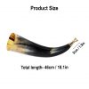 Viking Blowing Horn with Solid Brass Mouthpiece