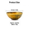 The Viking Banquet Horn Bowl with Pure Brass Rim Genuine Horn Accessory
