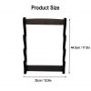 Three Tier Sword and Axe Stand Handcrafted Genuine Hardwood Sword / Axe Display Stand