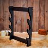 Three Tier Sword and Axe Stand Handcrafted Genuine Hardwood Sword / Axe Display Stand