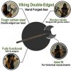 Viking Double Edged Axe with Carbon Steel Head