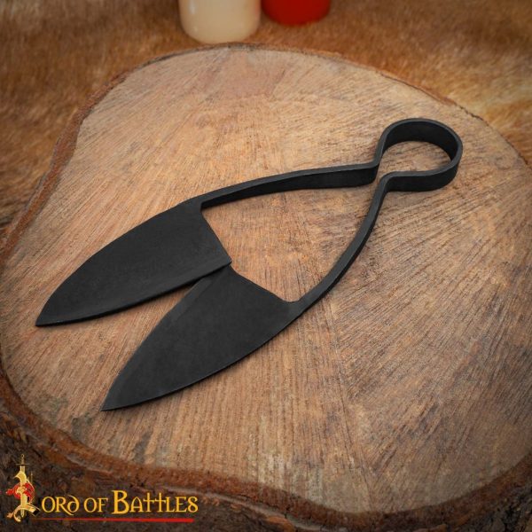 Early Medieval Hand Forged Iron Scissors Fully Functional Accessory