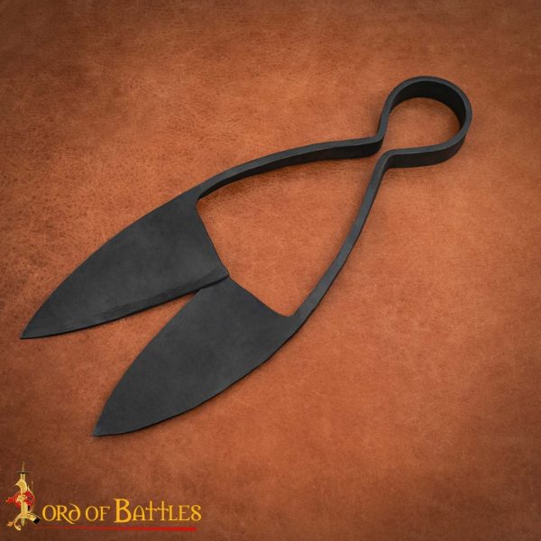 Early Medieval Hand Forged Iron Scissors Fully Functional Accessory