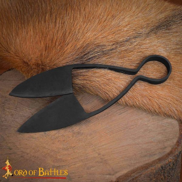 Early Medieval Hand Forged Iron Scissors Fully Functional Accessory