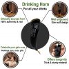 Viking Shield Knot Drinking Horn Handcrafted Genuine Ox Horn