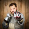 Medieval Fantasy Hourglass Gauntlets