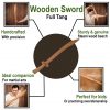 Handcrafted Cutlass Wooden Sword Ethically Sourced Wood
