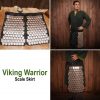 Viking Warrior Scale Skirt Genuine Leather and 20G Steel Scales