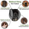Medieval Viking Horn Tankard Beer Mug Handcrafted Genuine Ox Horn