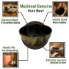 Medieval Viking Horn Bowl Handcrafted Genuine Ox Horn Accessory