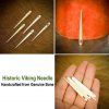 Viking Bone Needle Set of 5 Handcrafted Genuine Bone Accessory