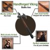 Hand Forged Viking Bearded Axe with Leather Sheath