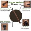 Rugged Medieval Spiked Mace Club for Reenactments and LARP