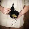 Medieval Mini Coin Pouch Handcrafted from Genuine Leather