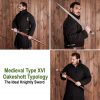 Medieval Type XVI Oakeshott Typology Knightly Functional Sword with Leather Scabbard