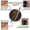 Medieval Type XVI Oakeshott Typology Knightly Functional Sword with Leather Scabbard