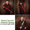 Late Medieval Sword with Red Scabbard Functional