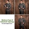 Medieval Type XI Oakeshott Typology Sword with Leather Scabbard