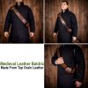 Medieval Leather Sword Baldric Handcrafted from Genuine Leather