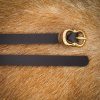 Plain Leather Belt for Reenactments LARP