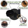 Medieval Genuine Leather Belt with Sword Hanger