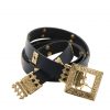 Medieval Eric of Pomerania Leather Belt with Pure Brass Details