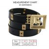 Medieval Eric of Pomerania Leather Belt with Pure Brass Details
