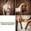 Roman Sword Hanging Genuine Leather Belt