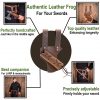 Medieval Leather Sword Frog with Adjustable Holder