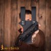 Medieval Leather Sword Frog with Adjustable Holder