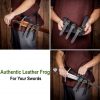 Medieval Leather Sword and Axe Frog Handcrafted from Genuine Leather
