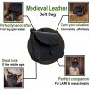 Medieval Handcrafted Genuine Leather Belt Bag