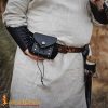 Out on an Odyssey Medieval Belt Pouch with Antique Brass Details