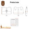 The Messenger's Medieval Genuine Leather Belt Pouch
