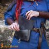 The Messenger's Medieval Genuine Leather Belt Pouch