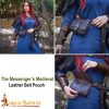 The Messenger's Medieval Genuine Leather Belt Pouch