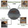 Round Ring Chainmail Gorget / Standard, Butted, ID 10 mm